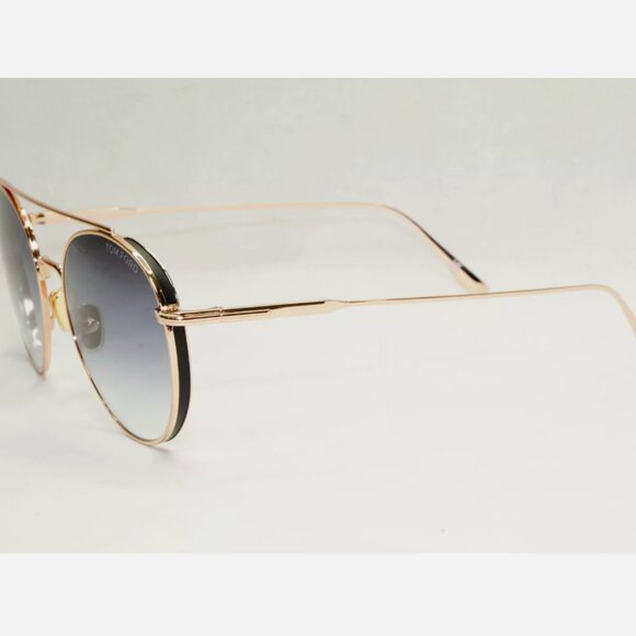 Tom Ford Round Metal Sunglasses - Picture 4 of 8